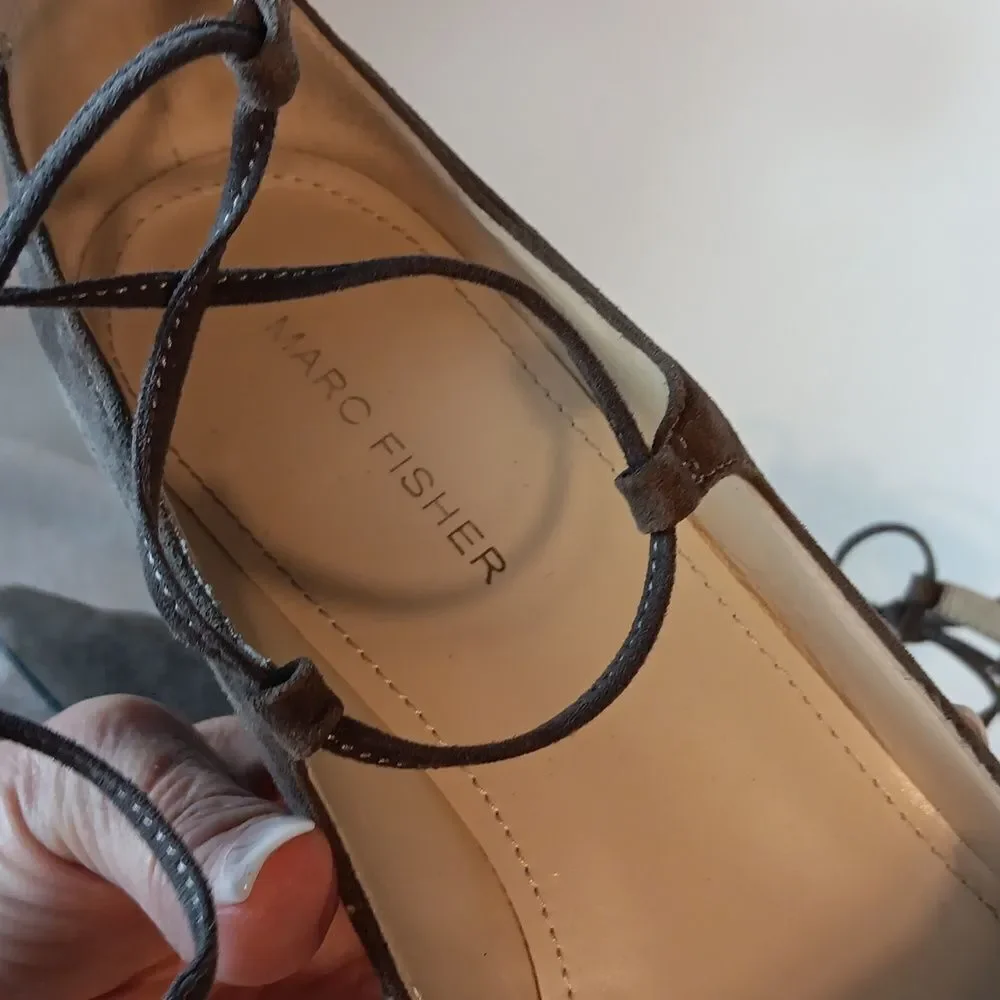 Marc Fisher Lace-Up Wedge Shoes